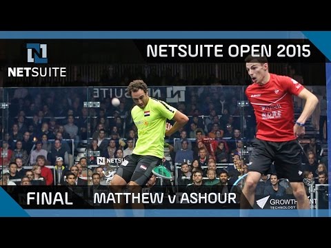 Squash: NetSuite Open 2015 Final Highlights - Matthew v Ashour