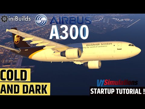 Cold & Dark | ini A300 | Start, taxi, takeoff | Quick Start Tutorial