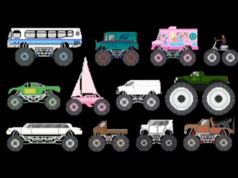 Monster Vehicles 3 - @TheKidsPictureShow 