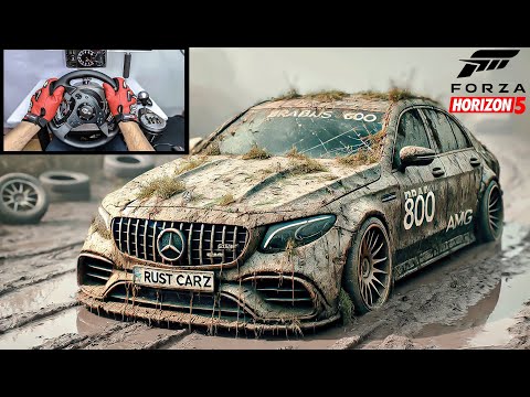 Rebuilding Brabus 800 Mercedes-AMG E63 S | Forza Horizon 5 - Thrustmaster Steering Wheel gameplay