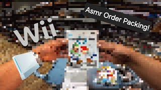 ASMR Video Packing a Nintendo Wii Order!