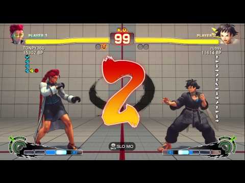 Tonpy [Viper] vs rubsv [Makoto] SSF4 Japanese Online Ranked Matches - TRUE-HD