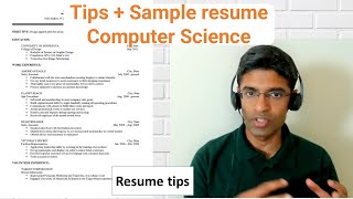 How to write a good Computer Science resume that a recruiter will notice I Tips, format, template