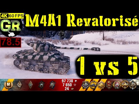 78_World of Tanks M4A1 Revalorisé WoT Replay - 10 Kills 4.5K DMG(Patch 1.5.0)