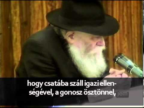 A lubavicsi rebbe: Megharcolni a belső harcot