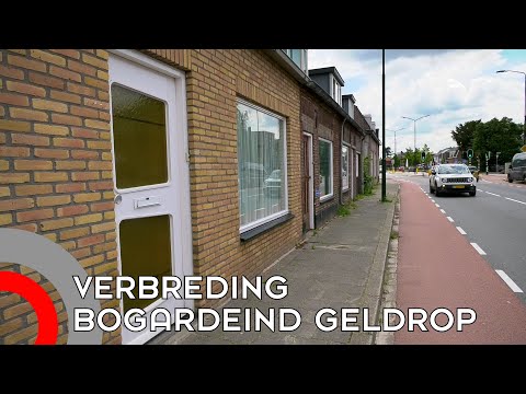 Huizen gesloopt voor verbreding Bogardeind Geldrop