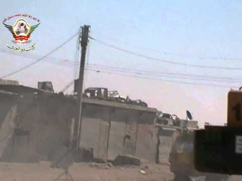 استهداف مقرات النظام في منطقة الراموسة بصواريخ محلية الصنع من قبل كتائب ذو النورين