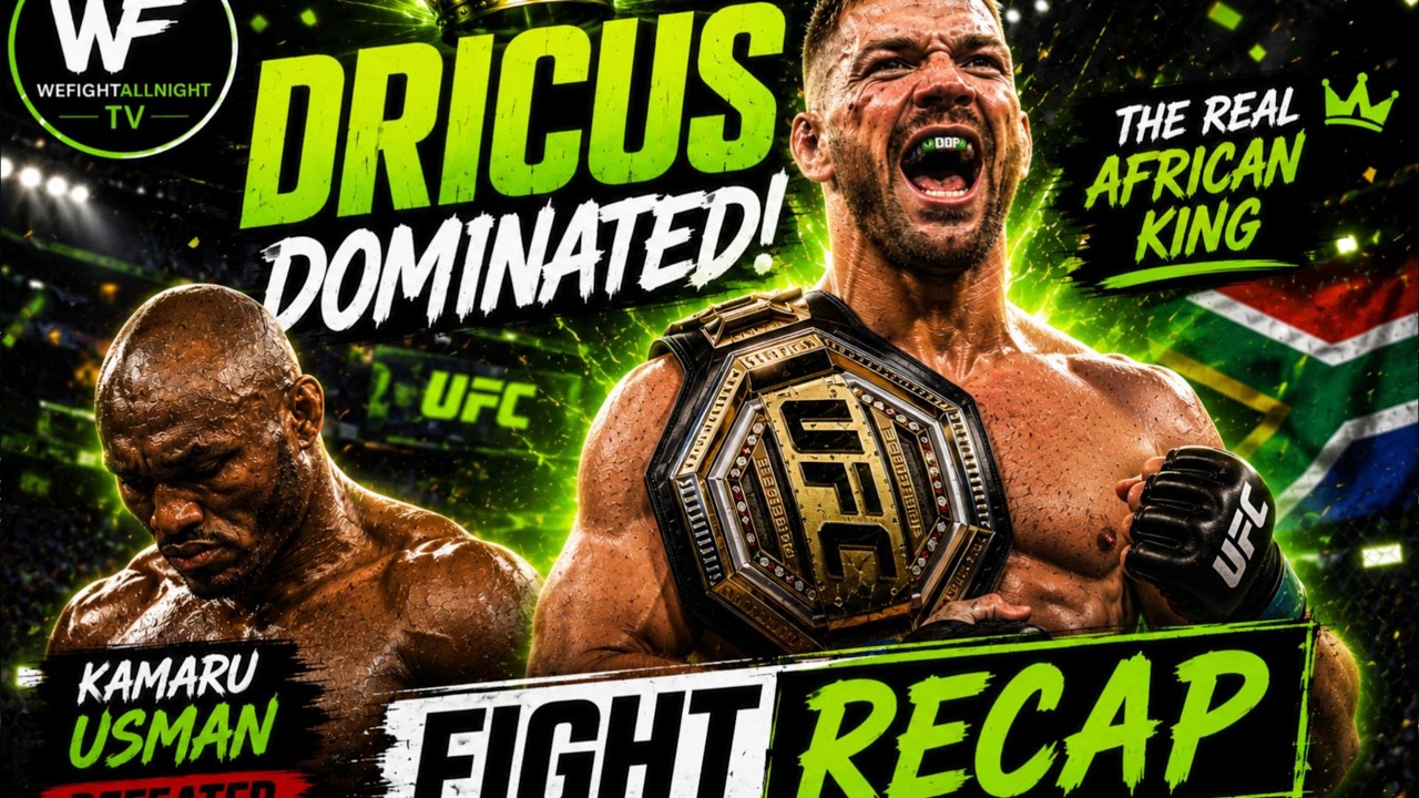 Dricus Du Plessis DOMINATES Kamaru Usman! ???? Fight Recap