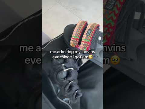 black lanvins have my heart🖤 #shoes #sneakers #shorts #fyp #viral #lanvin #lanvincurb