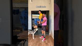 Bruno Alex x Leozin 💪🏼😎 Quem é mais forte? #funny #shorts