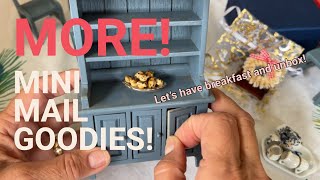 ✨BONUS✨ MORE MINI MAIL UNBOXING!✨Cool Items For Upstairs Living✨ WHO SENT THESE!?!? 🤔 #miniatures