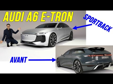 The Audi A6 EV is coming! Audi A6 e-tron Sportback vs Avant (EV estate)⚡ and what about the A7 EV? 🤔