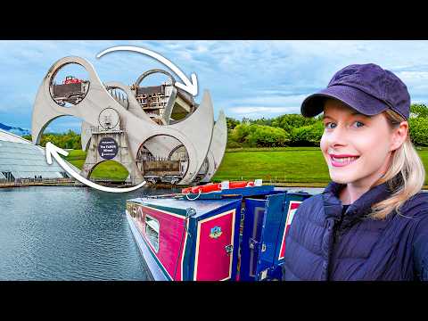 I Drove A Boat On The World’s Only Rotating Boat Lift | Falkirk Wheel