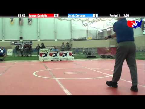James Caniglia vs. Jerek Cropper at 2013 ASICS FILA Cadet Nationals - GR