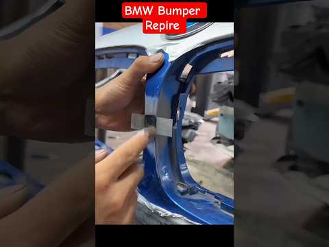 BMW Bumper Plastic Welding #automobile #tecnician #ytshorts #mechanic #shorts #shortsfeed