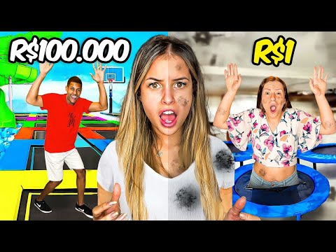 PARQUE DE CAMA ELÁSTICA DE R$ 1 REAL OU DE R$ 1.000.000 REAIS ??