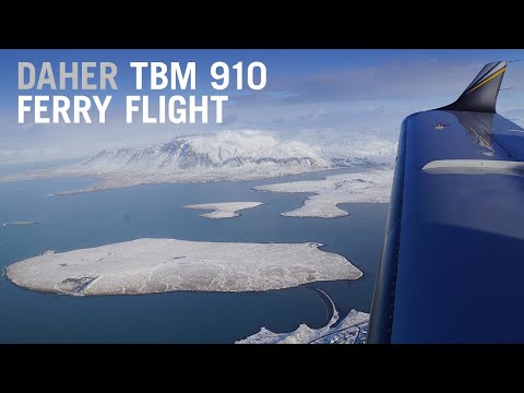 How We Ferried a Daher TBM 910 from France to California – AIN