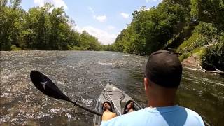 preview picture of video 'Kayak fishing East Tennesse Trip. Pushin' Water Kayak Charters'