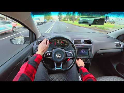 Test-Drive on a Volkswagen Polo Sedan (2018) 1.4 TSI DSG (125 hp) - Cheap VAG German - POV Drive