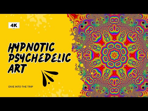Hypnotic Psychedelic Art in 4K: Dive into the Trip