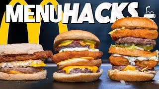 WE MADE THE NEW MCDONALD’S MENU HACKS….BUT HOMEMADE & WAY BETTER! | SAM THE COOKING GUY