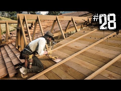 Red Dead Redemption 2 - BUILDING A NEW HOUSE - Part 28