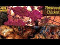 4K Tandoori Chicken Fry Without Oven Firewood Vertical Video Reels I Grill Chicken