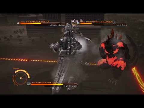 GODZILLA PS4: MechaGodzilla 1975 vs MechaGodzilla 1974 vs Burning Godzilla