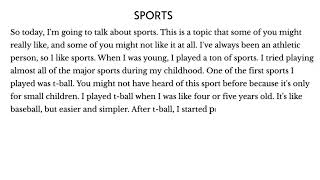 Sports