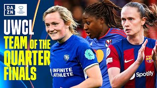 Diani & Graham Hansen On The Wings 🔥 | DAZN's Team Of The 2023-24 UWCL Quarter-finals