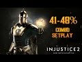 Injustice 2 - Dr Fate 41% - 48% Combo and SetPlay