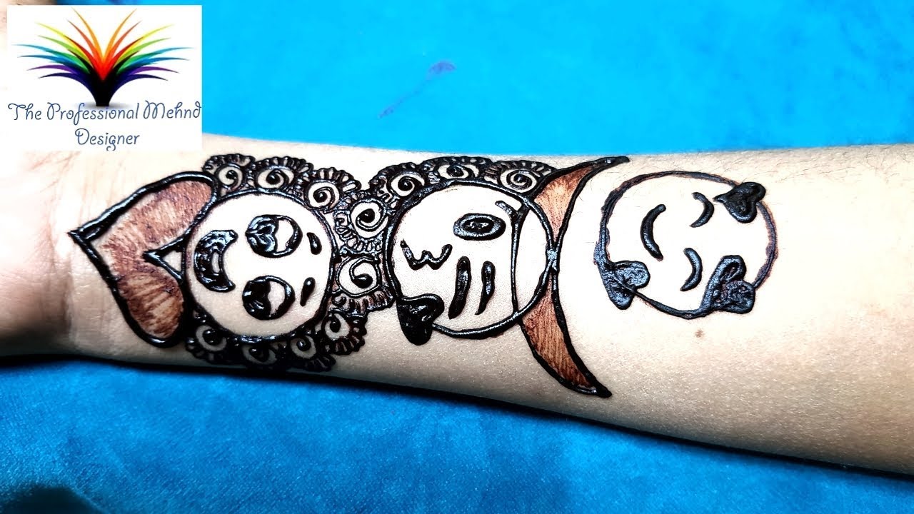 Simple Mehndi Design | Easy Mehndi Design | Smiling Emojis
