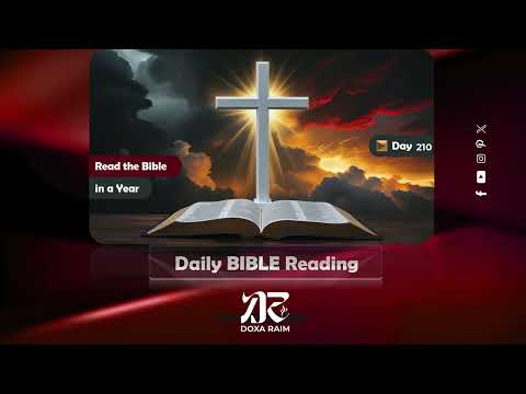 Daily Bible reading | Read the Bible in a Year | DAY 210 | Isaiah 19-23 | KJV