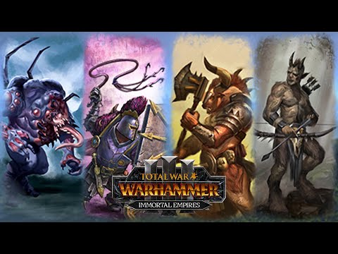 Good Slaanesh Units - vs Beastmen // Total War: WARHAMMER 3