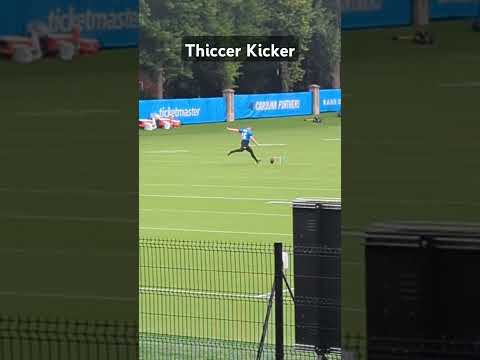 Thiccer Kicker at Carolina Panthers Training Camp #nfl #football #panthers
