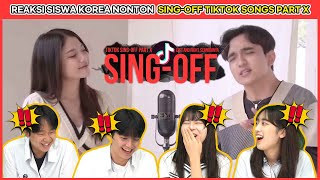 Download lagu Korean Students React to Watching SING-OFF TIKTOK SONGS PART X vs Mirriam Eka 😍😍 mp3