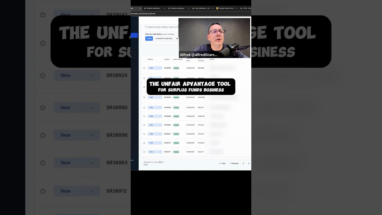 The ONLY software you need in Surplus Funds. 🤫