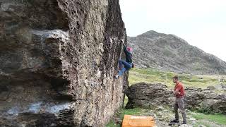 Video thumbnail: Ramp Central, 5+. Cromlech Roadside Boulders