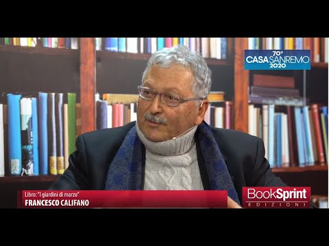 Francesco Califano da Casa Sanremo 2020 - BookSprint Edizioni