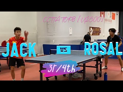 Jack QIU vs Rj ROSAL [1108] - CCTTA Top 8 - U1600 - 3rd/4th Decider - 29 Jan 2023