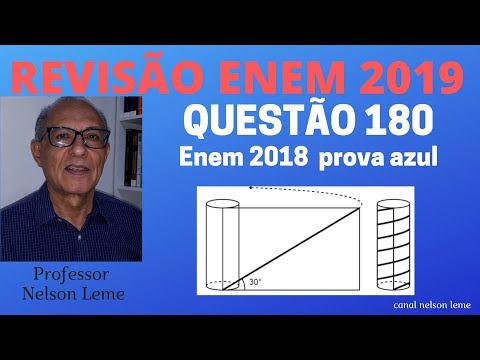 Enem 2018 - Questão 180 de Matemática - prova azul