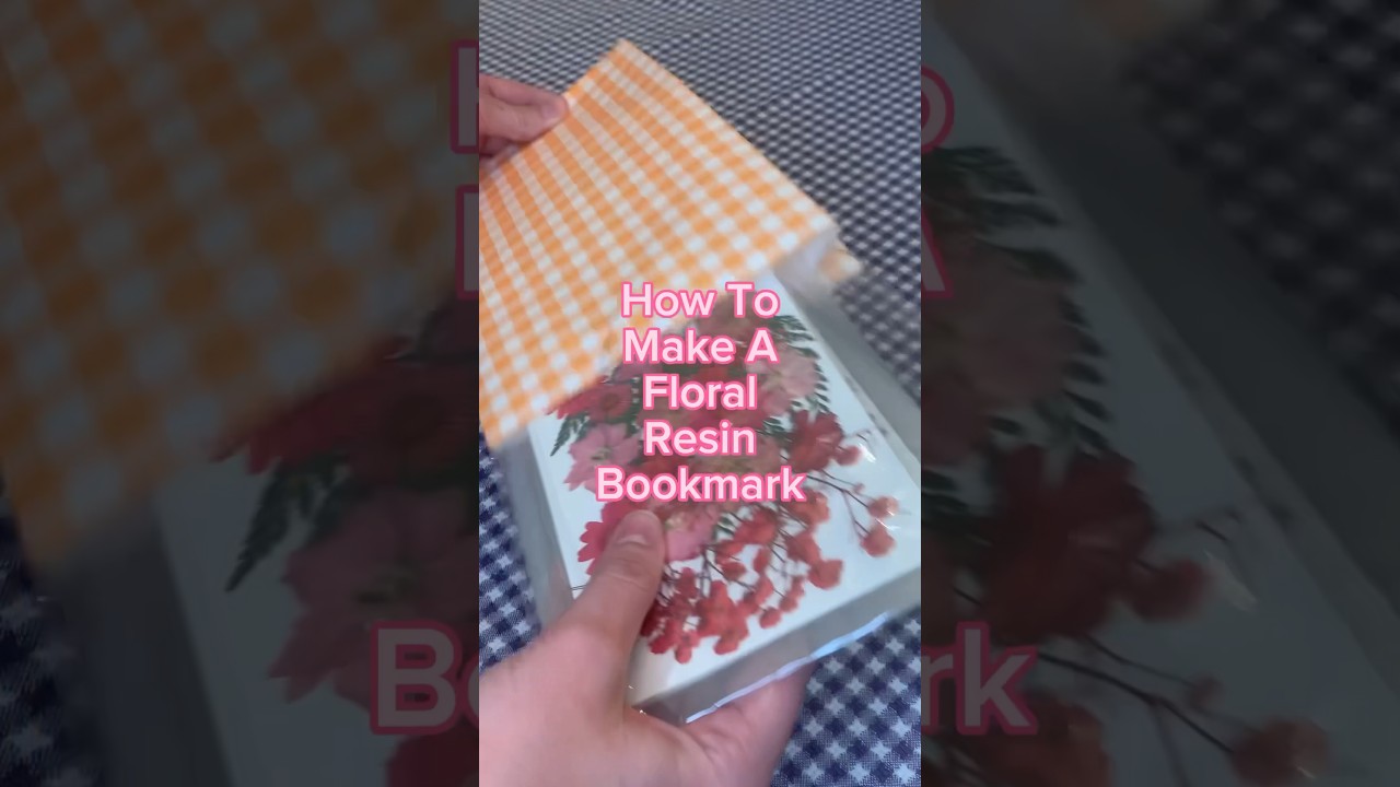 How To Make A Floral Resin Bookmark #resintutorials #bookmark #resinbookmark #handmade #giftideas