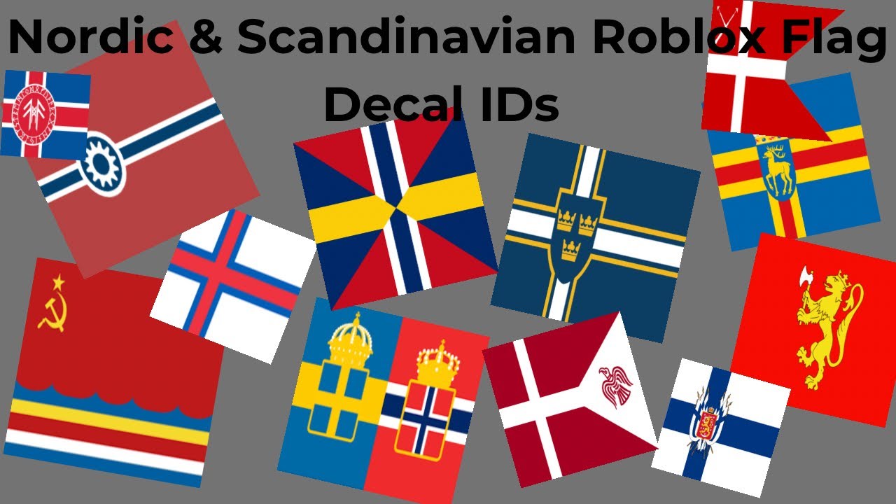 Nordic Flags Roblox Flag Decal IDs (#3) #roblox #flags