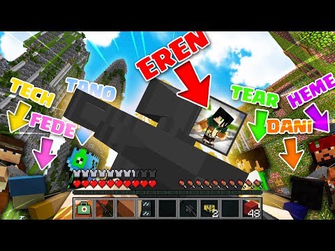 7 UOMINI e 1 BARRET - Minecraft ITA - FORTCRAFT w/ Tear Tech Tano Dani Heme Fede
