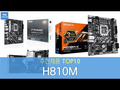 인텔 H810M 메인보드 추천 순위 Top10