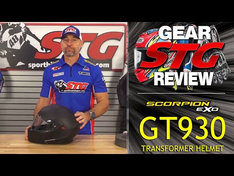 Scorpion EXO-GT930 Transformer Helmet  REVIEW | Sportbike Track Gear