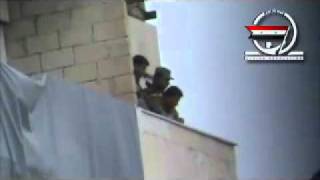 preview picture of video 'Siria, Latakia, FRANCOTIRADOS en Azoteas de Edificios en Plza Ugharit, 13/05/2011'