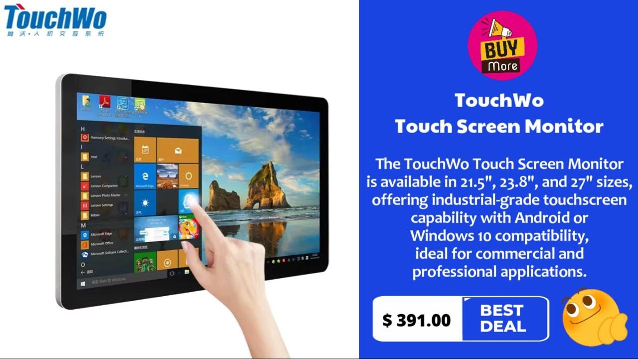 TouchWo Touch Screen Monitor