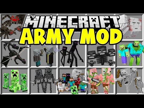 BeckBroJack - Minecraft ARMY MOD | MAKE ANY MINECRAFT MOB FIGHT FOR YOU!!