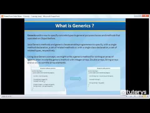 What is the concept of generics in Java